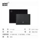 Montblanc [Chinese Valentine's Gift] (MONT BLANC) Men's Wallet Cowhide Short Folding Wallet for Boyfriend Black