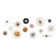 OEMG瑞士进口正版 Vitra Wall Clocks George Nelson挂钟 Sunburst Clock 黑色 其他