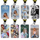 Taylor Taylor Swift Card Card para tarjeta de comida Tarjeta de autobús Tarjeta de autobús Tarjeta de agua Tarjeta de trabajo Tarjeta de trabajo (Set de tarjetas + cuerda de cuero corto negro) KA15780