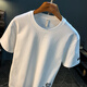 
Qianji (QIANJI) letter printing trendy brand heavy short-sleeved T-shirt for men 2025 summer thin loose casual half-sleeved T-shirt for men white [JSW9921] L suitable for 109-123Jin [Jin equals 0.5 kg] wear