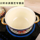 
Mengyier thickened 18-26cm five-piece set of enamel pot double-ear enamel soup pot stewed pot enamel porcelain pot induction cooker gas treasure/extra thick 0ml 826cm 16CM1