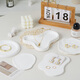 Light and shadow stars white gypsum ornaments ins style decoration scene construction and layout small objects photography props jewelry necklace ring earrings still life product photography creativity big cube aromatherapy candle