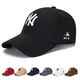NEW NY MLB ERA hat men's and women's baseball cap Korean version new sunshade hard top trendy peaked hat sun protection versatile casual fashion embroidery NY black one size fits all size adjustable 52CM-63CM