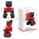 Él Jiangong Robot Robot Voice Control remoto Juguetes para niños Regalo de cumpleaños de 1-3 años para niños 4-6 años Cody Weile-K10-White Año Nuevo para año nuevo