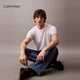 Calvin Kleinjeans [réplica 90 Serie] 25 hombres y mujeres de primavera y verano El mismo modelo CK retro jeans rectos 4RB701G U1W-Denim Light Blue 30