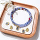 Fujiu Millet Bead Necklace Natural Tanzanite Millet Bead Necklace Women's Stacking Bracelet Temperament Versatile Niche Temperament Collarbone Wushuanghua Necklace