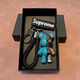 № 1 Feng Luxury New Machinery Bear Car Key Chain Key Chain Персонализированная пара мультфильм Сумка Creative Penne Ornament Black Machinery Bear + Плетная веревка для талии + буква [буква [