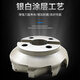 XMSJ数控90度BAP400R铣刀盘6380100125160直角端面刀盘APMT1604铣刀盘 BAP400R12590度-7刃-40孔刀