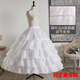 Gu Xicen Lolita bustle long flower wedding large fish bone support super puffy adjustable princess tutu skirt wedding dress petticoat support four circles 95cm