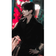 Lipu Bai Jingting El mismo traje de camisa de manga larga para hombres de la camisa negra de Sangyan Sangyan con chaqueta de estilo británico CY03 Negro [actualización de tela] XL recomendado (120-135Jin [Jin iguala 0.5 kg])