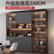 XMSJ Custom Dining Side Cabinet Integrated Wall High Cabinet Light Luxus Home Wohnzimmer Weinschrank Restaurant Tee Schrank Küche Aufbewahrungsstil 15280*40*220 Lieferung in Startseite +