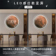 小小画钟高级感圆形月球餐厅挂画电子钟表挂钟客厅2025新款玄关装饰画时钟 ZP3892 【LED数显屏-可设置常亮】 24英寸 60*60cm【无灯款】