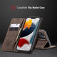 
Mi Xiong Apple 15 mobile phone case flip leather case iphone15pro max protective case business card wallet 14pro trendy brand men and women shell plus flip leather case [black] iphone14