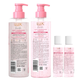 Rex White Peach Jasmine Fluffy Shampoo 470G + Acondicionador 470G + 100GX2 Set de champú de fragancia