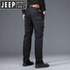Jeep Spirit Jeep Spring и осень толстые многосайны джинсы мужские рабочие брюки на открытом воздухе.