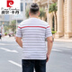 
Pier Cardin high-end ice silk short-sleeved T-shirt for men fat men's large size round neck plus fat plus loose loose casual men's half-sleeved T-shirt top white 9209 4XL