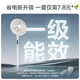 Midea National Subsidy Floor Fan Light-noise Clover Sleeping Electric Fan Home Intelligent Frequency Converter Level 1 Energy Efficiency Fan Bedroom Light-noise Desktop Vertical Dual-purpose Electric Fan Home National Subsidy Clover Sleeping MAX丨Upgraded and Heightened Sound-controlled Large Grille
