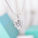 Yuan Shengfu's new PT950 high-quality fashion crown platinum pendant, shiny and versatile platinum pendant, 2.95 grams