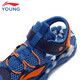 Li Ning children's shoes children's sandals boys outdoor cooling breathable Velcro sports casual shoes 31YKKS016-11