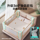 InnoTruth InnoTruth Crib Fence Three-sided Bed Fence Safety Guardrail Single Bedside Baby Anti-fall Bag No Punching
