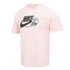 Nike (Nike) Offizielles T-Shirt-Kleidung für Männer und Frauen 25 Frühlings- und Sommer-New Sportswear Running Print Casual Lose Paar Runde Hals Kurzärmel FB9804-686/gleiche Stil für Männer und Frauen/Single-Stücke L 175 (empfohlen 130-150jin [Jin gleich 0,5 kg]))