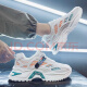 Huilirui 2025 zapatos para hombres de verano Nuevos zapatos de malla transpirable de moda para hombres y versátiles deportes que mejoran la altura y el papá casual F6622 negro [actualización] 41