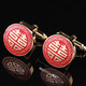 Anst Old Phoenix Gold Store Style Happy Krawatte Clip Manschettenknopf Männer Hochzeit Festives Manschuhe Hemd Nagel Bräutigam Anzug Männer Gold + Blaukrawatte Clip