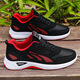 Chaussures de sport d'été Chaussures de course pour hommes Mesh talons bas chaussures décontractées pour hommes respirant non-glissement résistant à la semelle douce chaussures de travail 802 noir 41