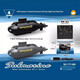 Fernbedienung Mini Sechs-Wege-U-Boot Elektrische drahtlose Fernbedienung Nuklear U-Boot-Modell Wasserspiel Kinder-Sommerspielzeugboot Schwarzes Fernbedienungskontrolle Nuklear U-Boot 331m offizielle Standardkonfiguration