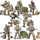 
Xiangjun Cross-border Xiangjun assembled military figure model joint movable simulated human figure building blocks soldier military weapons toys Xiangjun 9921 World War II soldiers 1 set of 8 boxes Please press 8