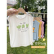 Disney Boys Modal Sans manche T-shirt Small Vest Summer Summer Vêtements pour enfants Tendance des enfants minces d'enfants U13588 blanc 110 cm