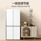 Haier (Haier) Little Red Flower - Blooming Edition 500 liters 594mm professional ultra-thin cross T-shaped four-door first-class energy efficiency household refrigerator BCD-500WGHTDEDWVU1 20% national subsidy