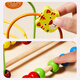 Xinge Bead Wrapping Toy Infant Bead Beading Children's Baby Early Education Hand Fine Movement Three-Thread Animal Bead Wrapping Gift