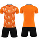 Kelme Fußballanzug Herren- und Frauenwettbewerbstraining Kurzärmeler-Trikots für Erwachsene, die schnell trockene Drucksportuniformen 003 Blau anpassen.