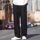 JEEP SPIRIT Jeep casual pants men's summer thin cotton and linen pants men's casual trousers Chinese men's clothing linen XL