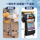 Runxin Baohong Student Hanging Book Tasche Schreibtisch Aufbewahrungsbeutel Buch Buch Buchstärke Stehschule Hanging-Tasche Anti-Rutsch groß Kapazität Dicker Upgrade Schreibtischkante Artefakt M6210-Black [5] Verdickte Nr.