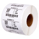 Deli tres etiqueta de etiqueta a prueba de término papel de firma de aparición electrónica de etiqueta autoadhesiva papel de impresión electrónica código de código de barras 12014 80*40 mm-1180 piezas (1 rollo/tubo)