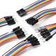 DuPont cable male to male female to female male to female 20p rehearsal cable connecting cable 10/15/21/30/40/cm Dupont cable 15cm three combinations (30 in total)