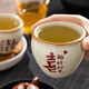 泥土故事汝窑茶杯开片可养订婚结婚礼物送新人高档实用伴手礼纪念日礼物