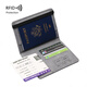 Cross-border RFID anti-theft brushing pu passport bag multi-purpose passport protection case certificate bag travel passport card bag brown
