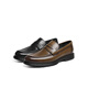 Rote Libellefly-Slipper 2025 Frühling Neue Männerschuhe Dicke alleinige formale Lederschuhe High-End Business Herren Lederschuhe WTA15249 Black 42