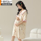 
Modal pregnant women breastfeeding nightgown summer thin postpartum confinement clothes maternity hospital for prenatal examination dress summer 11981 M