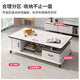 An Luosen coffee table living room household tea table tempered glass tea table small apartment simple table simple modern balcony small tea table single drawer white marble color 100*48cm