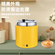 10 liter dry type electric heating soup cooker insulated porridge bucket without adding water, commercial 13 liter electric heating breakfast insulation pot 10 liter black dry type warm soup cooker/no need to add water