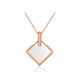 Senyong Yueji Series 18K Gold Necklace White Fritillary Carnelian AG857-858 AG858-Xiaofang Brand AG858-Xiaofang Brand