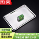 Tuojin German imported quality 304 stainless steel tray flat bottom square plate kitchen meal tray commercial thickened steamed rice tray 50*35* about 695, 304 extra thick 2cm