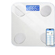 
Xiaomi Zhilian Mijia APP Huiding body fat scale Weight scale Household electronic scale Small charging body fat scale Home compact weighing scale Human battery weighing body battery Obsidian black charging model