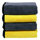 Quick-drying absorbent towel for pets, bath towel, Teddy imitation deerskin towel, absorbent and thickened for cats and dogs, large size pet, yellow L size - special for large dogs (70*140cm)