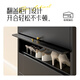 Mercertas mittelalterlicher Schuhschrank aus Edelstahl mit Wandlager und Aufbewahrung 2-in-1-mehrschichtiger Haushaltstür Eingang Eingangseingangshalle Yaotai Jade Box 5 Tür 11 Stock 1000x1695x350mm