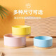 Village de Shantoulin Température constante Chauffage Pet Cat Chien Disenseur d'eau Automatique Alimentation Drinker Water Isolation Thermal Water Bowl Water Bowl Machine de yogourt Nouveau [600 ml] Température constante Chauffage-Céramique poudre (Base de bois massif / ouverture de presse